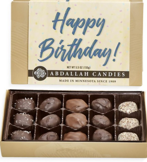 Greeting Card Box-Happy Birthday Chocolates