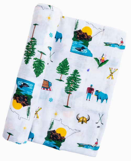 Minnesota Baby Swaddle Blanket
