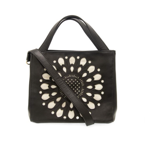 Floral Laser Cut Out Tote 