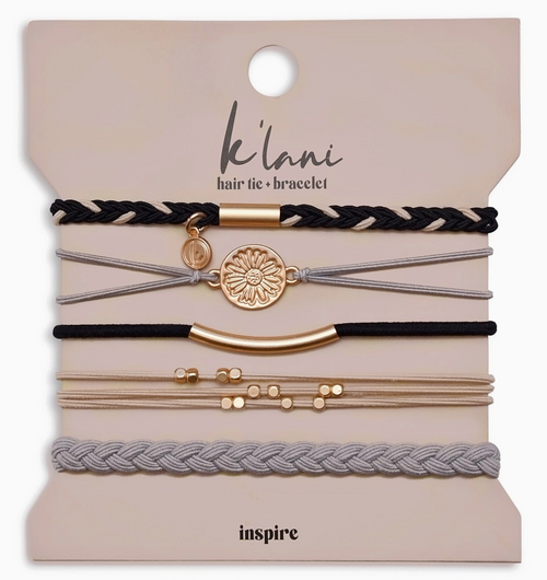 Inspire Hair Tie Bracelet Set