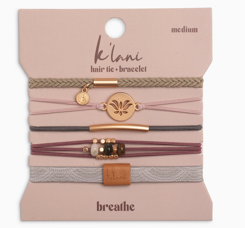 K'lani Breathe Hair Tie Bracelet Set