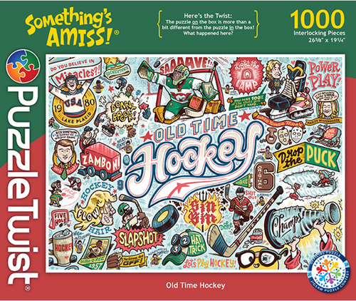 Old Time Hockey 1000 Piece Puzzle Twist