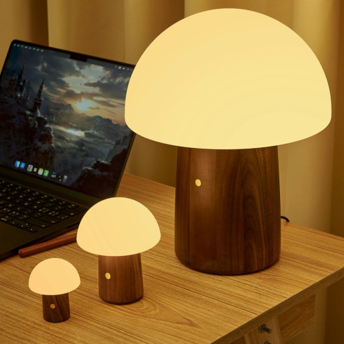 All Sizes of Alice Mushroom Lamps
