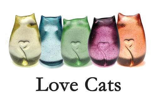 Glass Love Cats