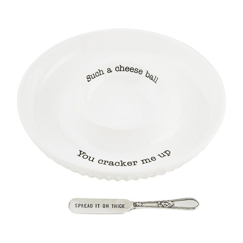 Mud Pie's Cheese Ball Dish Set