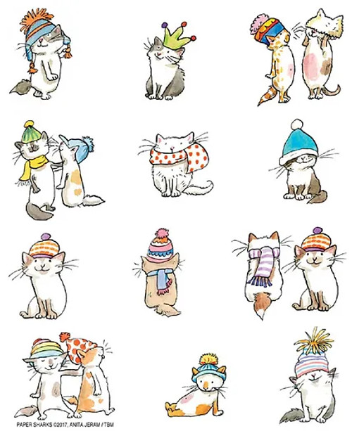 Cats With Hats Towel