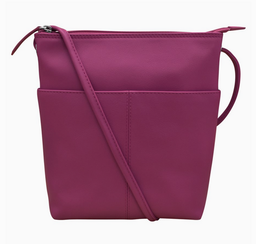Orchid Leather Midi Sac