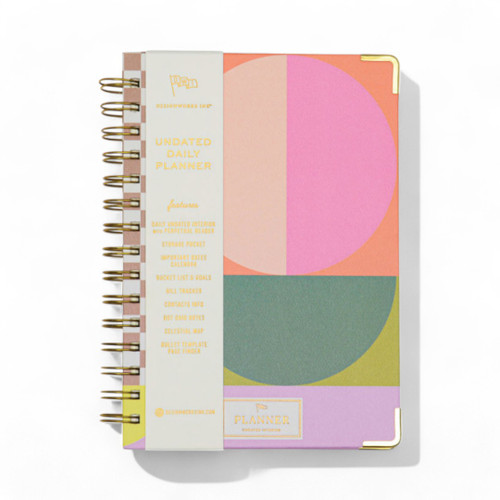 Undated 13-Month Perpetual Planner