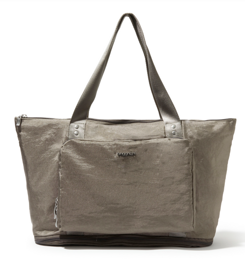 Baggallini Sterling Shimmer Carryall Packable Tote