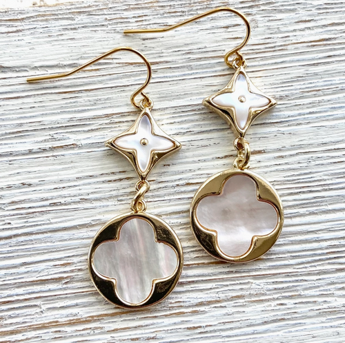 Clover Shell Earring