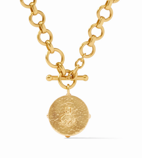 Honeybee Demi Necklace-Iridescent Clear Crystal-OS