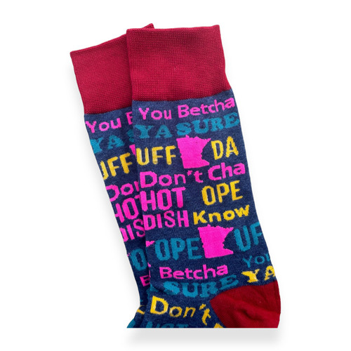 Exclusive MN Lettering Sock Crew