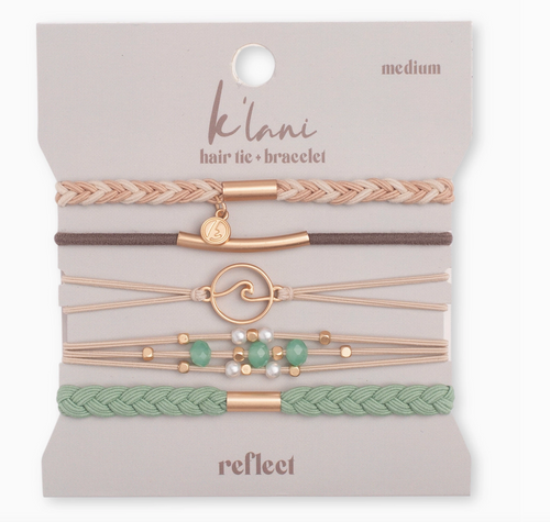 K'Lani's Reflect Hair Tie Bracelet Set