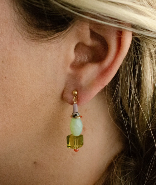 Beaded Dangle Earrings