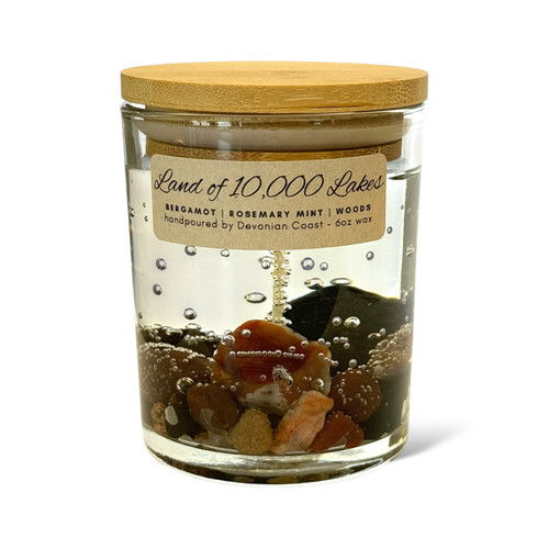 Bergamot, Rosemary Mint, & Woods Scented Gel Candle