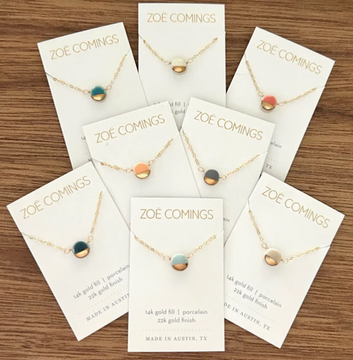 Zoe Comings Teeny Pebble Necklace
