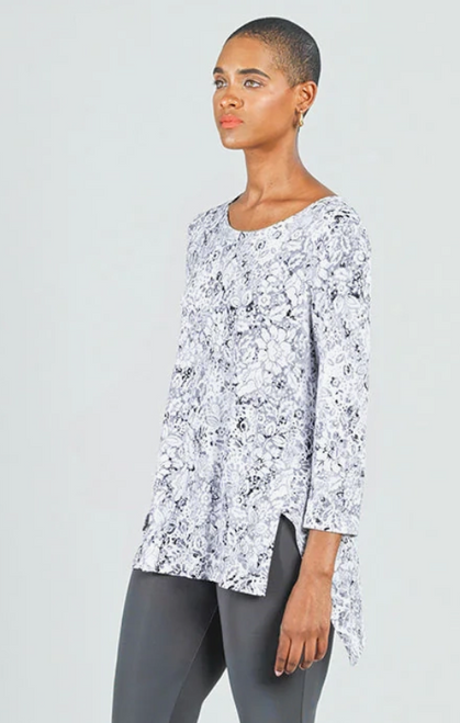 Floral Parachute Hem Tunic