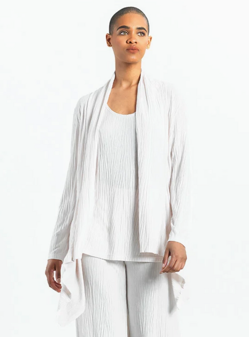 Soft Pleat Knit Tank & Cardigan Set - Final Sale