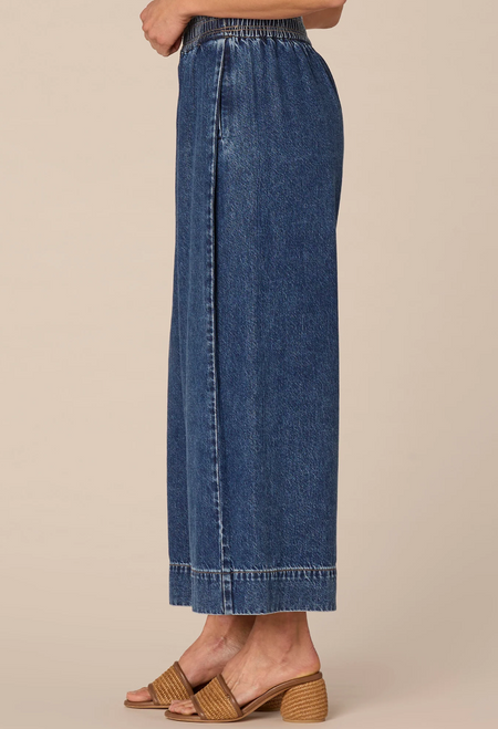 Democracy's Wide Glider Blue Wash Pants