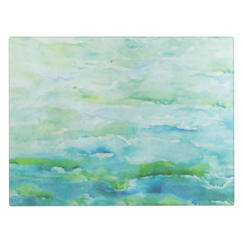 Ocean Tempered Glass Charcuterie Glass Board LG