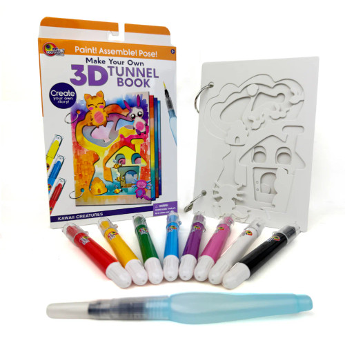 Kawaii Creatures 3D Tunnel Book