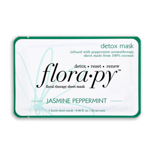 Detox Aromatherapy Sheet Mask - Jasmine Peppermint