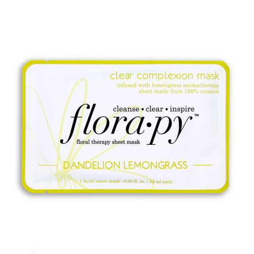 Clear Complexion Aromatherapy Sheet Mask -  Dandelion Lemongrass