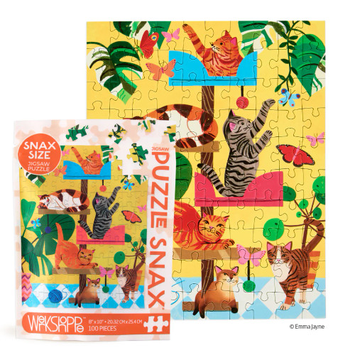 Cat Tree 100 Piece Puzzle