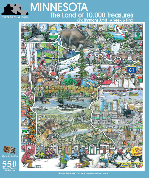 Minnesota Seek and Find Puzzle