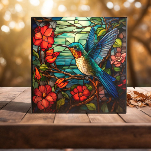 Garden Symphony 6x6 Ceramic Art Tile
