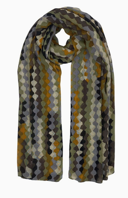 Geo Stripe Scarf