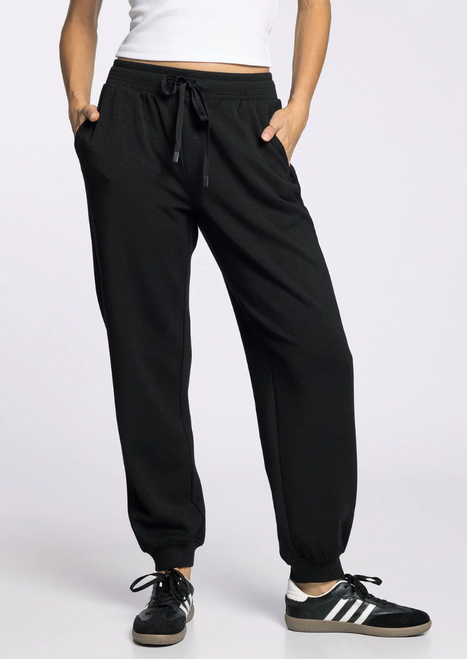 Thread & Supply's Black Caroline Jogger