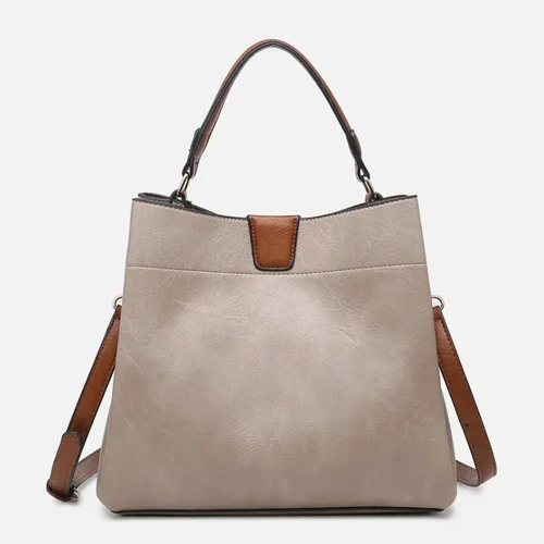 Warm Grey Tati Satchel Handbag