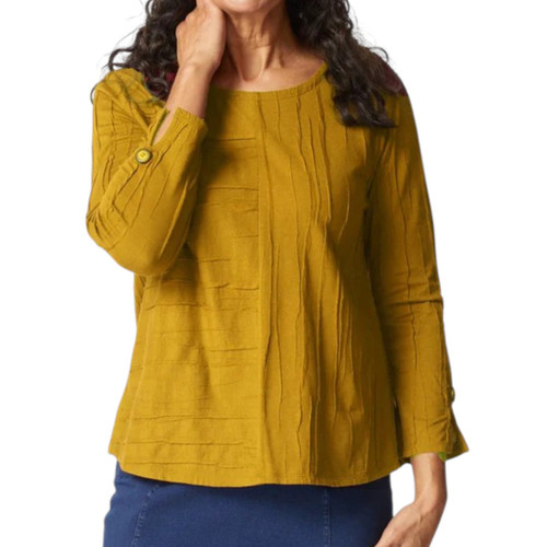 Habitat Button Back T-Shirt Cumin