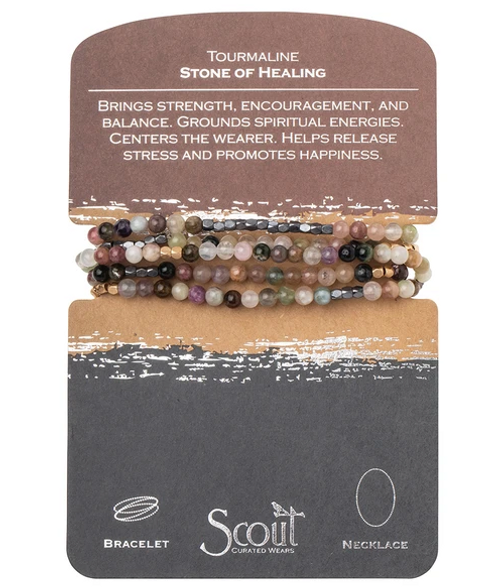 Necklace/Bracelet Wrap Tourmaline