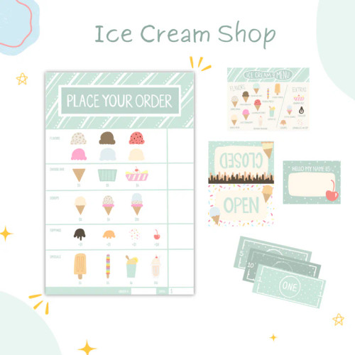 Ice Cream Play Shop Activity Set