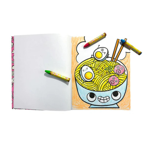 Happy Snacks Coloring Book Pages