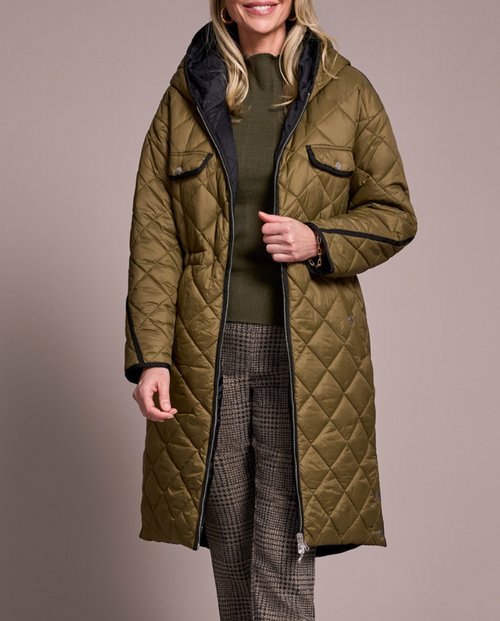 Tribal Reversible Utility Puffer Jacket