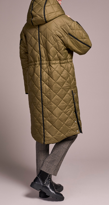 Reversible long Puffer Jacket