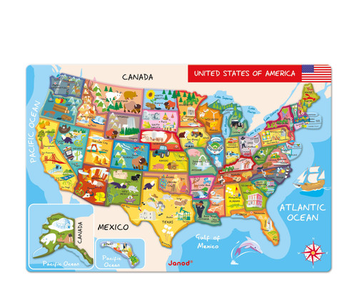 Magnetic USA Map
