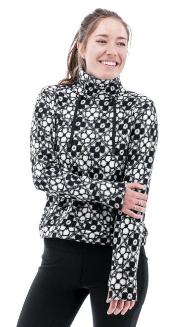 Black Print Dog Walker Sweater