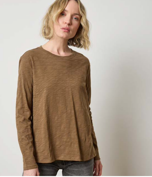 Truffle Long Sleeve Boyfriend Tee
