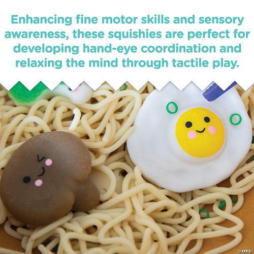 Foodie Fidgets Ramen Noodles and Toppings