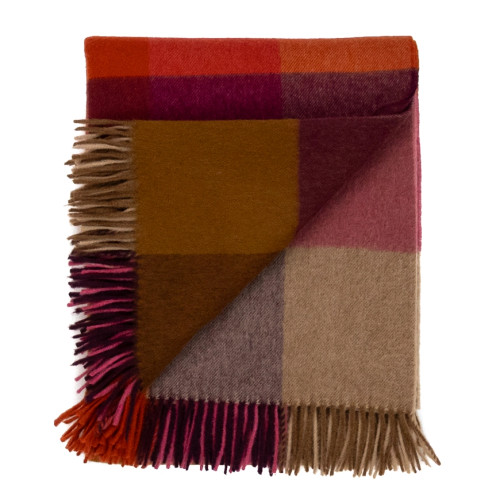 Southampton Home Geometric Block Bold Merino Wool Throw