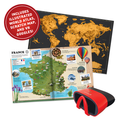 Educational World Atlas Virtual Reality Gift Set