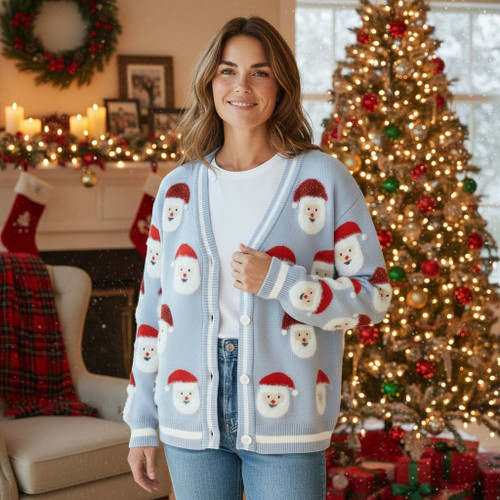 Santa Christmas Cardigan
