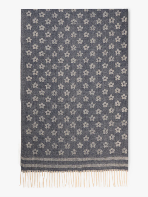 Navy Petunia Scarf
