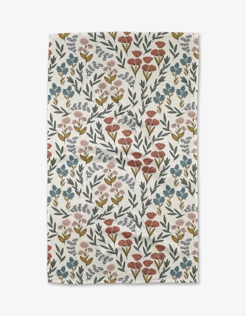 Geometry Charolette Multi Floral Tea Towel