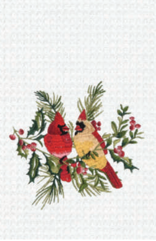 Cardinal Duo Berry Botanical Towel