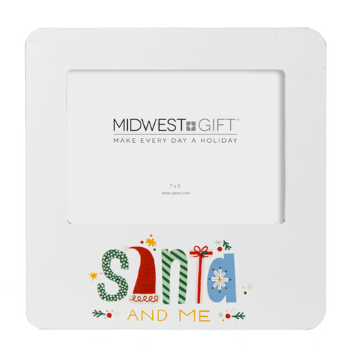 Whimsy Holiday 5x7 Frame - Santa and Me